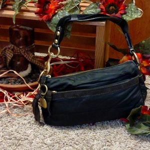 Coach purse dark brown